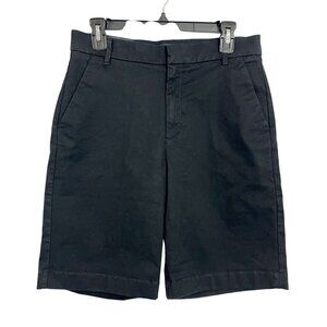 NEW Banana Republic Authentic Chino Flat Front Shorts in Black - Women's Size 6